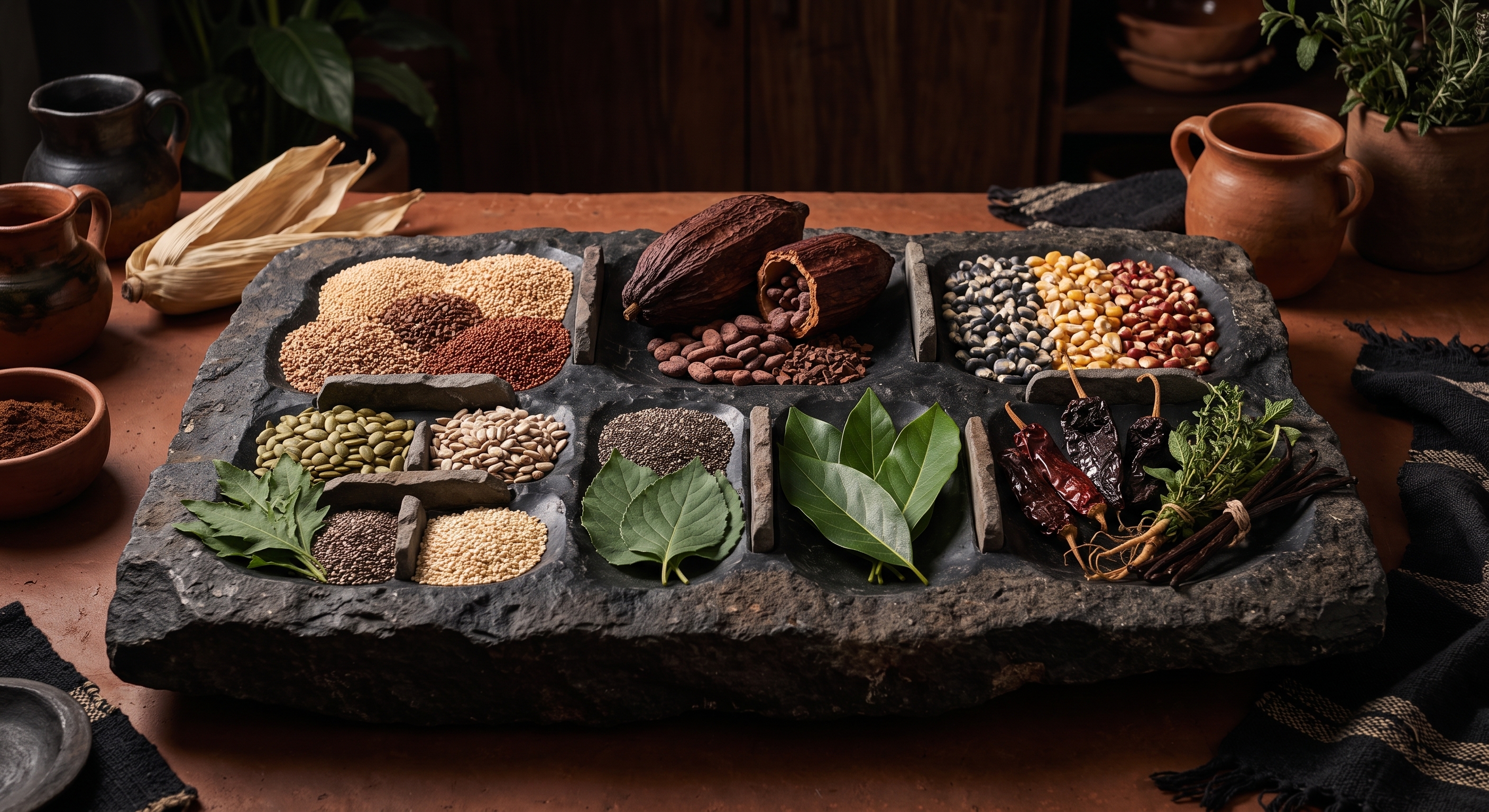 Matriz de ingredientes nobles, semillas y botánicos funcionales - **ORIGEN & BIO** Journal